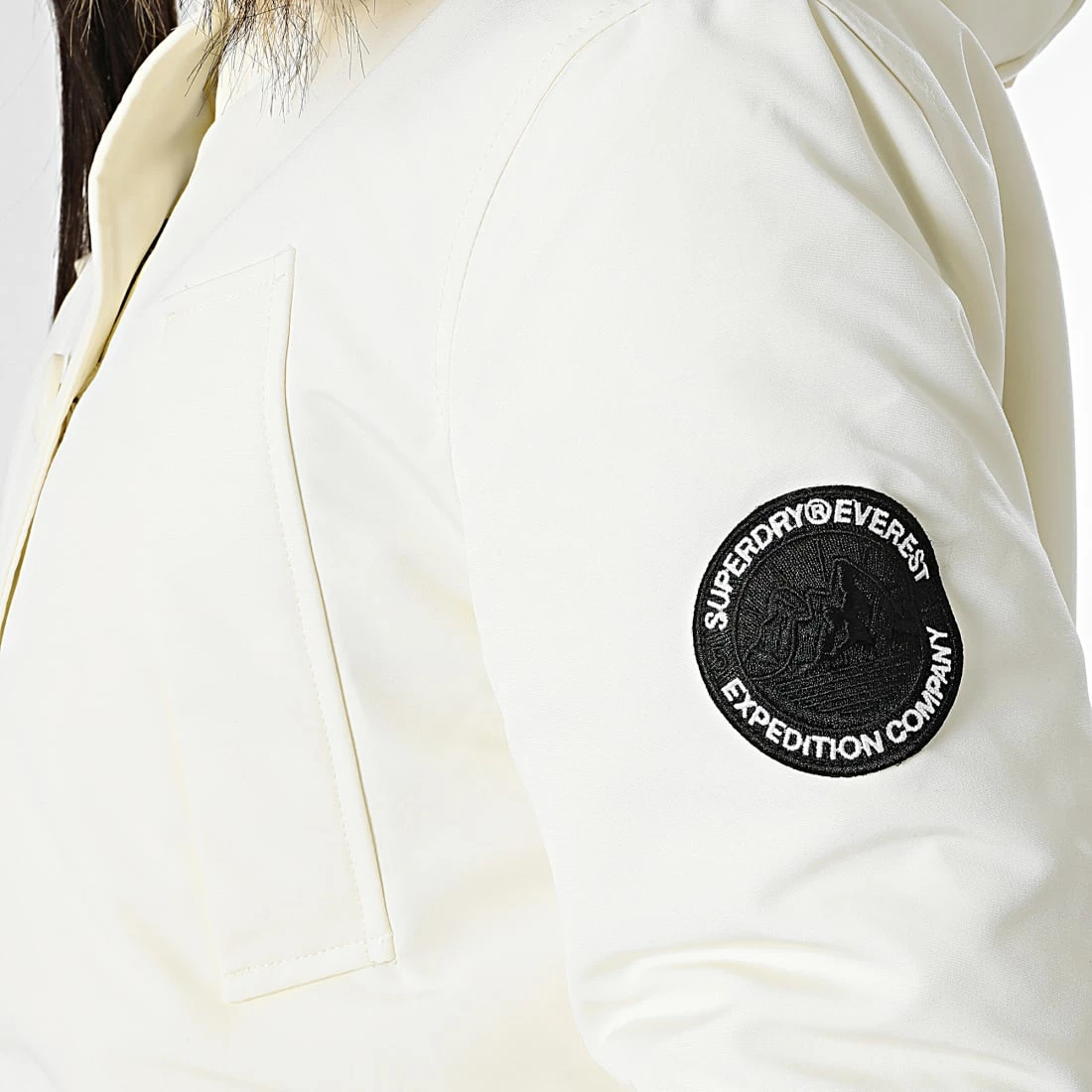 Vente flash 🔔 Parka Capuche Fourrure Femme Everest Blanc de Superdry 😉 4 Vente flash 🔔 Parka Capuche Fourrure Femme Everest Blanc de Superdry 😉 – Image 2