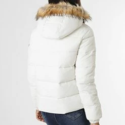 Coupon ❤️ Doudoune Capuche Fourrure Femme Vintage Blanc de Superdry 😀 -Superdry Soldes superdry 334696 W5011178A 34C 20220906T152146 04
