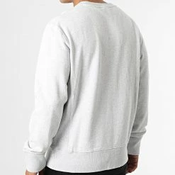 Le moins cher ❤️ Sweat Crewneck Code Classic M2012131A Gris Chiné de Superdry ✔️ -Superdry Soldes superdry 335544 M2012131A JAR 20220906T153048 04