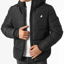 Top 10 😀 Doudoune Capuche M5011212A Noir de Superdry 🛒