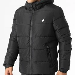 Top 10 😀 Doudoune Capuche M5011212A Noir de Superdry 🛒 -Superdry Soldes superdry 335779 M5011212A 02A 20221103T120437 03
