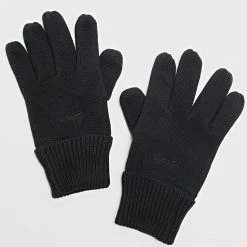 Nouveau ❤️ Gants Vintage Logo Noir de Superdry 🌟