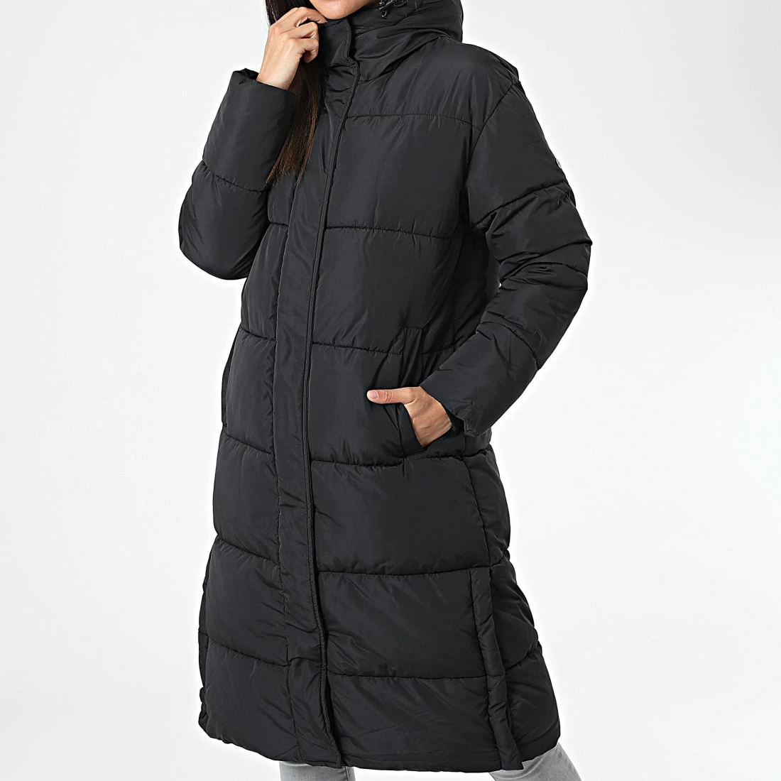 Nouveau 💯 Doudoune Capuche Femme Studios Longline Noir de Superdry 🔔 3 Nouveau 💯 Doudoune Capuche Femme Studios Longline Noir de Superdry 🔔