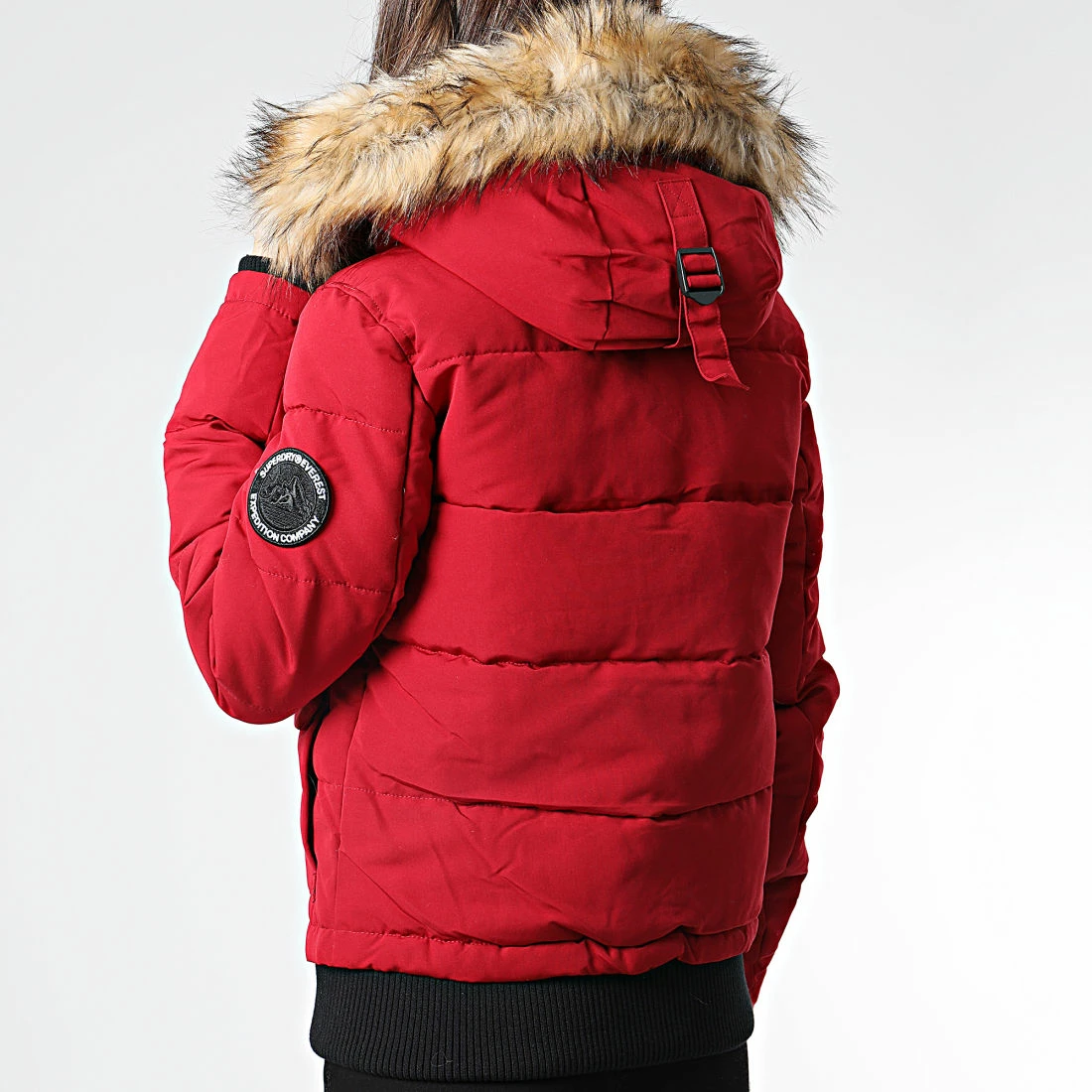 Remise 💯 Doudoune Capuche Femme Fourrure W5010995A Rouge de Superdry ⭐ 6 Remise 💯 Doudoune Capuche Femme Fourrure W5010995A Rouge de Superdry ⭐ – Image 4