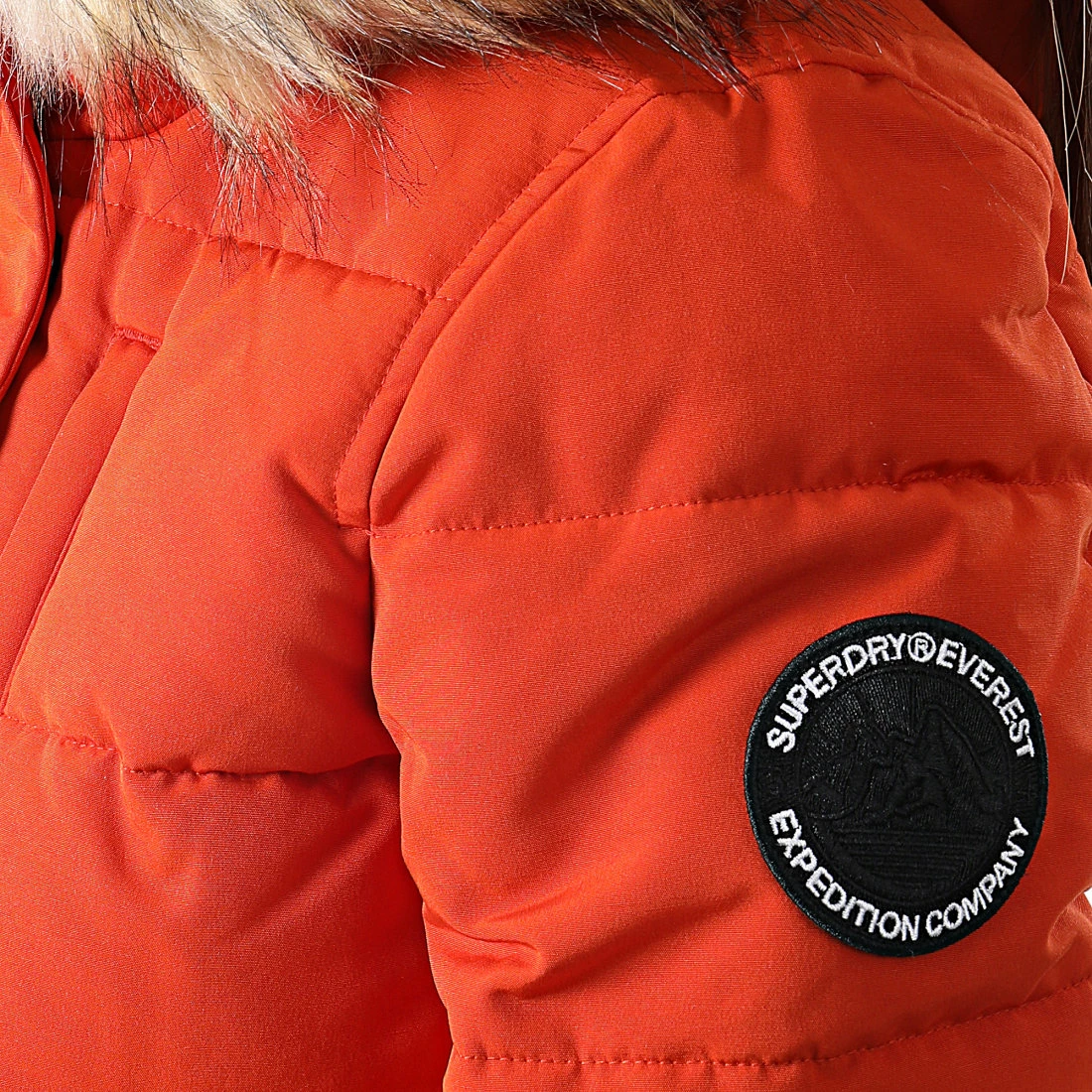 Grosses soldes 😀 Doudoune Capuche Femme Fourrure W5010995A Orange de Superdry ✔️ 4 Grosses soldes 😀 Doudoune Capuche Femme Fourrure W5010995A Orange de Superdry ✔️ – Image 2