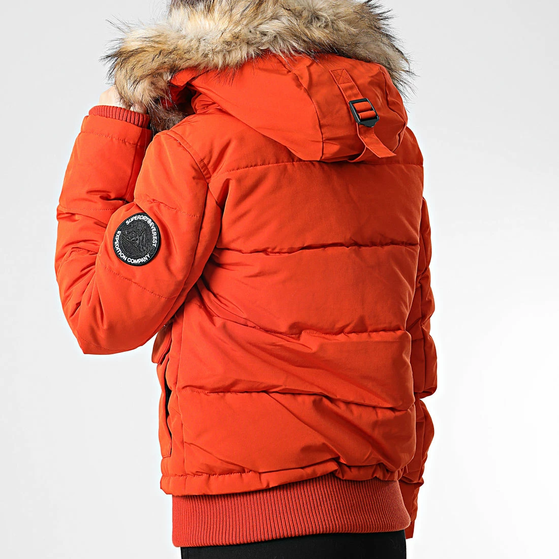 Grosses soldes 😀 Doudoune Capuche Femme Fourrure W5010995A Orange de Superdry ✔️ 6 Grosses soldes 😀 Doudoune Capuche Femme Fourrure W5010995A Orange de Superdry ✔️ – Image 4