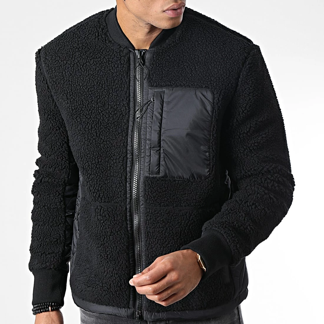 Vente flash ❤️ Veste Zippée Fourrure Mouton M5011456A Noir de Superdry 🥰 5 Vente flash ❤️ Veste Zippée Fourrure Mouton M5011456A Noir de Superdry 🥰 – Image 3