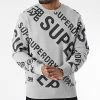 Promo 👏 Sweat Crewneck Code Classic AOP M2012136A Gris Chiné de Superdry 🧨 2 Promo 👏 Sweat Crewneck Code Classic AOP M2012136A Gris Chiné de Superdry 🧨 -Superdry Soldes superdry 341284 M2012136A 07Q 20221007T155405 01