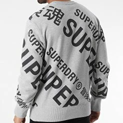 Promo 👏 Sweat Crewneck Code Classic AOP M2012136A Gris Chiné de Superdry 🧨 9 Promo 👏 Sweat Crewneck Code Classic AOP M2012136A Gris Chiné de Superdry 🧨 -Superdry Soldes superdry 341284 M2012136A 07Q 20221007T155409 04
