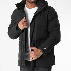 Les meilleures critiques de 🔔 Parka Capuche Short Boxy MS311387A Noir de Superdry 😍
