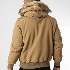 Budget 👏 Bomber Capuche Fourrure Everest M5011113A Camel de Superdry 🎉 -Superdry Soldes superdry 342339 M5011113A PZA 20221017T154250 04