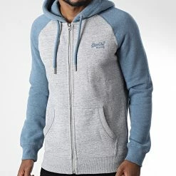 Vente flash 👍 Sweat Capuche Zippé Vintage Logo Embroidery ⚾ Baseball Gris Chiné Bleu Clair de Superdry ✔️ 8 Vente flash 👍 Sweat Capuche Zippé Vintage Logo Embroidery ⚾ Baseball Gris Chiné Bleu Clair de Superdry ✔️ -Superdry Soldes superdry 342341 M2012402A 7PK 20221021T151331 03