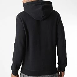 Promo 🛒 Sweat Capuche Vintage Logo Embroidery M2012399A Noir de Superdry ⭐ -Superdry Soldes superdry 342828 M2012399A 02A 20221021T152638 04