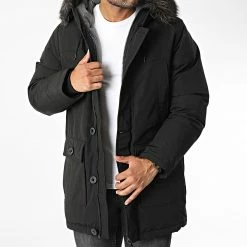 Offres 🥰 Parka Capuche Fourrure New Rookie M5011254A Noir de Superdry 🔔