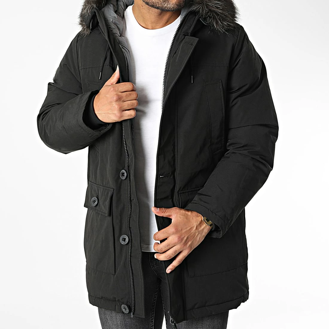 Offres 🥰 Parka Capuche Fourrure New Rookie M5011254A Noir de Superdry 🔔 3 Offres 🥰 Parka Capuche Fourrure New Rookie M5011254A Noir de Superdry 🔔