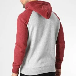 Meilleur prix 😉 Sweat Capuche Zippé Vintage Logo Embroidery ⚾ Baseball Gris Chiné Bordeaux de Superdry 🤩 -Superdry Soldes superdry 344780 M2012402A 6YC 20221031T141723 04