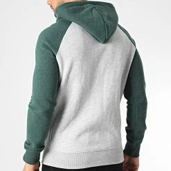 Sortie 🎁 Sweat Capuche Zippé Vintage Logo Embroidery ⚾ Baseball Gris Chiné Vert de Superdry 🧨 -Superdry Soldes superdry 344821 M2012402A 7PL 20221031T141143 04