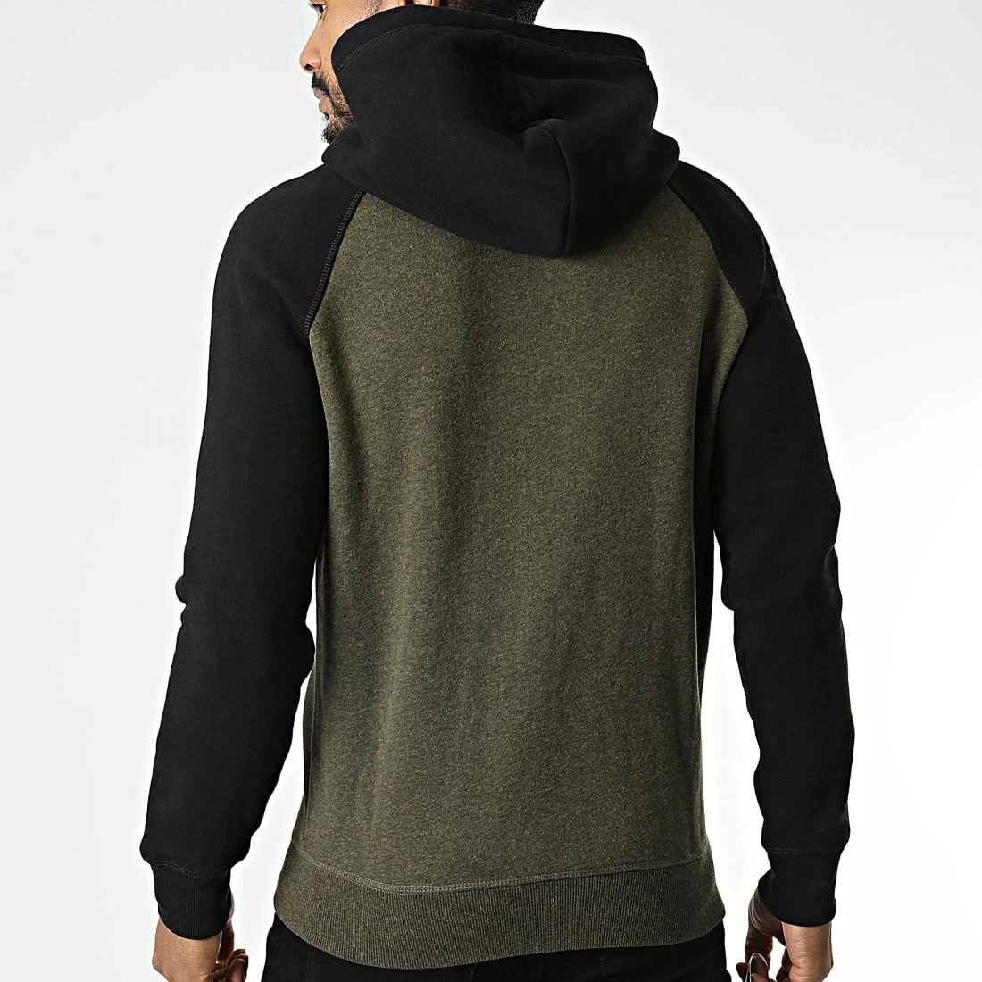 Sortie 🧨 Sweat Capuche Zippé Vintage Logo Embroidery ⚾ Baseball Vert Kaki Noir de Superdry 🧨 6 Sortie 🧨 Sweat Capuche Zippé Vintage Logo Embroidery ⚾ Baseball Vert Kaki Noir de Superdry 🧨 – Image 4