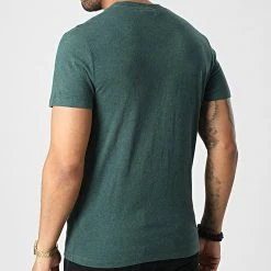 Top 10 👍 Tee 👕 Shirt M1011245A Vert Foncé Chiné de Superdry 😀 -Superdry Soldes superdry 346452 M1011245A R6T 20221109T160841 04