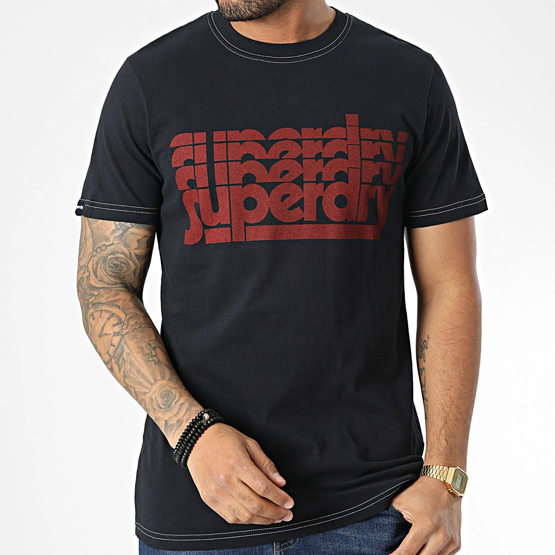 Le moins cher 🎁 Tee 👕 Shirt M1011679A Noir de Superdry 🧨 3 Le moins cher 🎁 Tee 👕 Shirt M1011679A Noir de Superdry 🧨