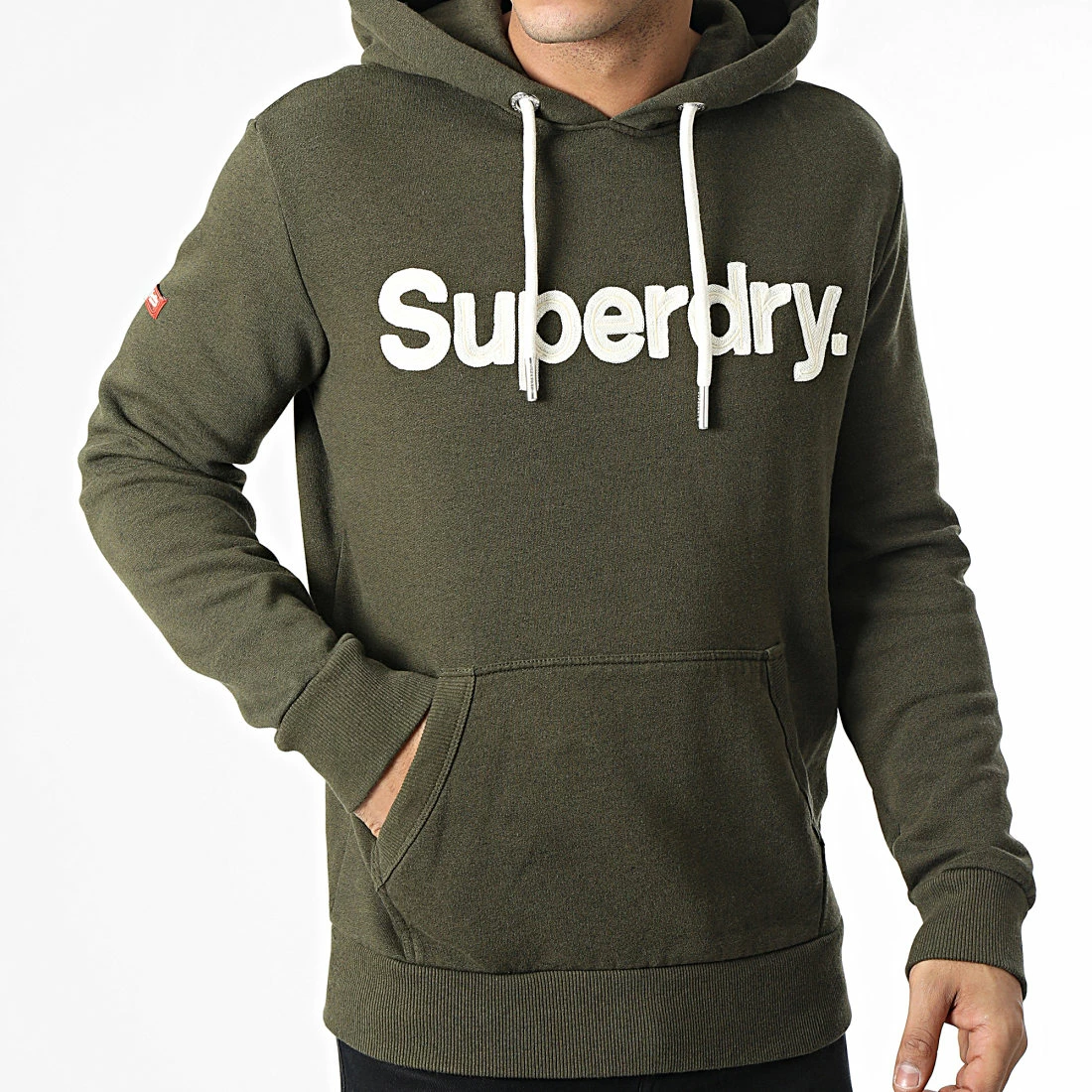 Sortie 😉 Sweat Capuche M2012498A Vert Kaki de Superdry 🔥 3 Sortie 😉 Sweat Capuche M2012498A Vert Kaki de Superdry 🔥