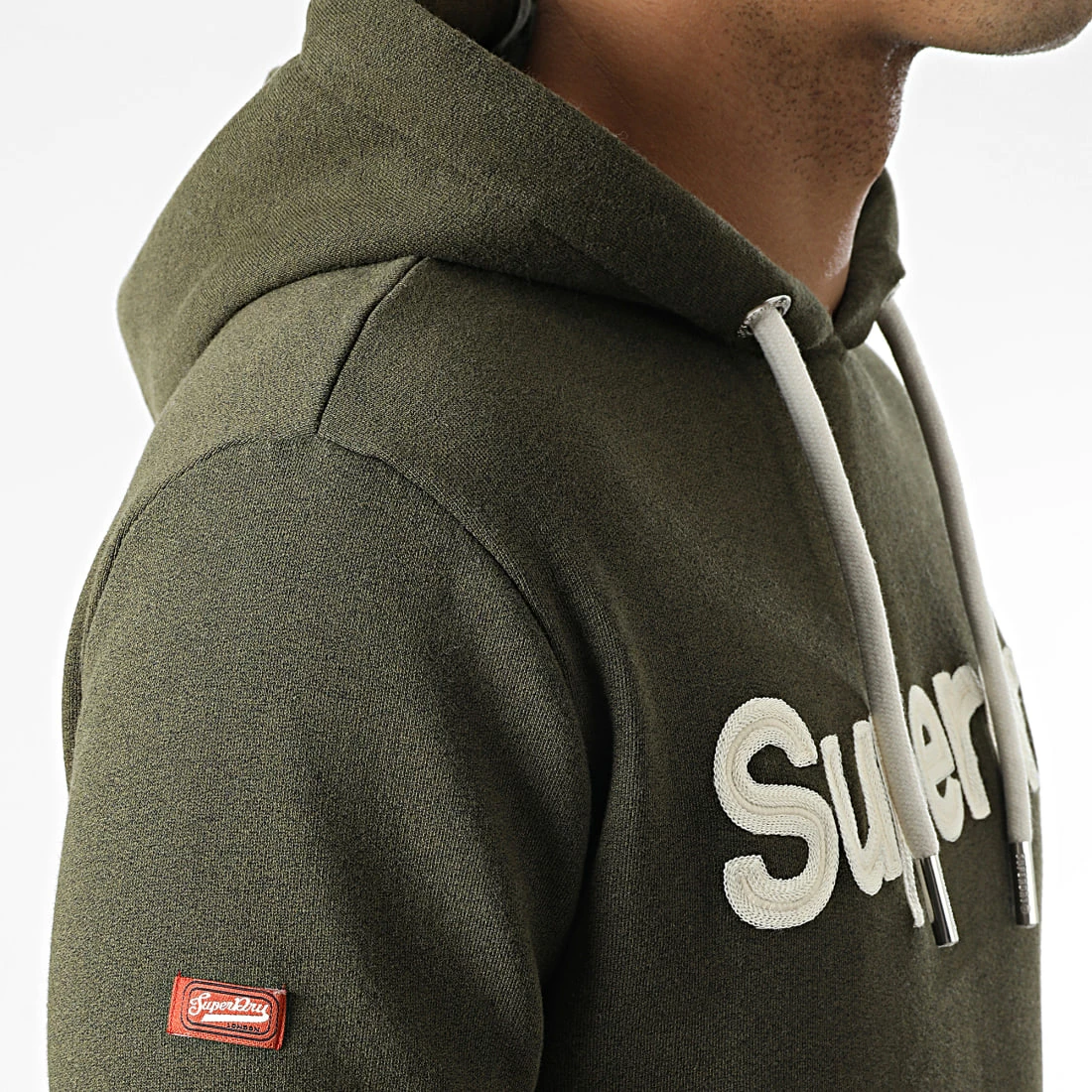 Sortie 😉 Sweat Capuche M2012498A Vert Kaki de Superdry 🔥 4 Sortie 😉 Sweat Capuche M2012498A Vert Kaki de Superdry 🔥 – Image 2