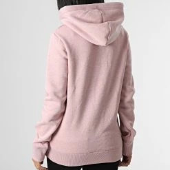 Bon marché ✨ Sweat Capuche Vintage Logo Embroidery W2011785A Rose Chiné de Superdry ⭐ -Superdry Soldes superdry 346464 W2011785A MKE 20221108T135923 04