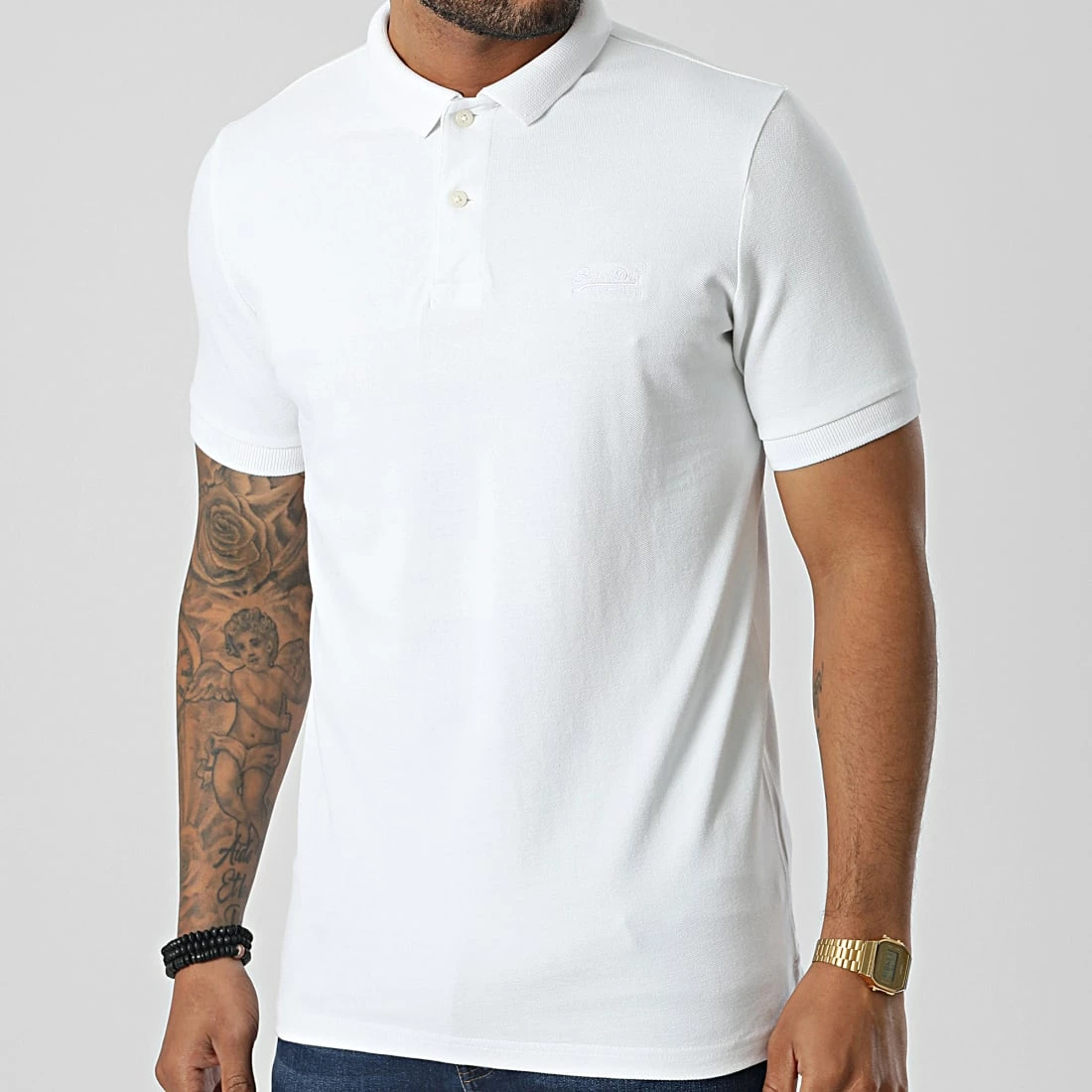 Les meilleures critiques de 🛒 Polo Manches Courtes Classic Piqué M1110343ABlanc de Superdry 😍 5 Les meilleures critiques de 🛒 Polo Manches Courtes Classic Piqué M1110343ABlanc de Superdry 😍 – Image 3