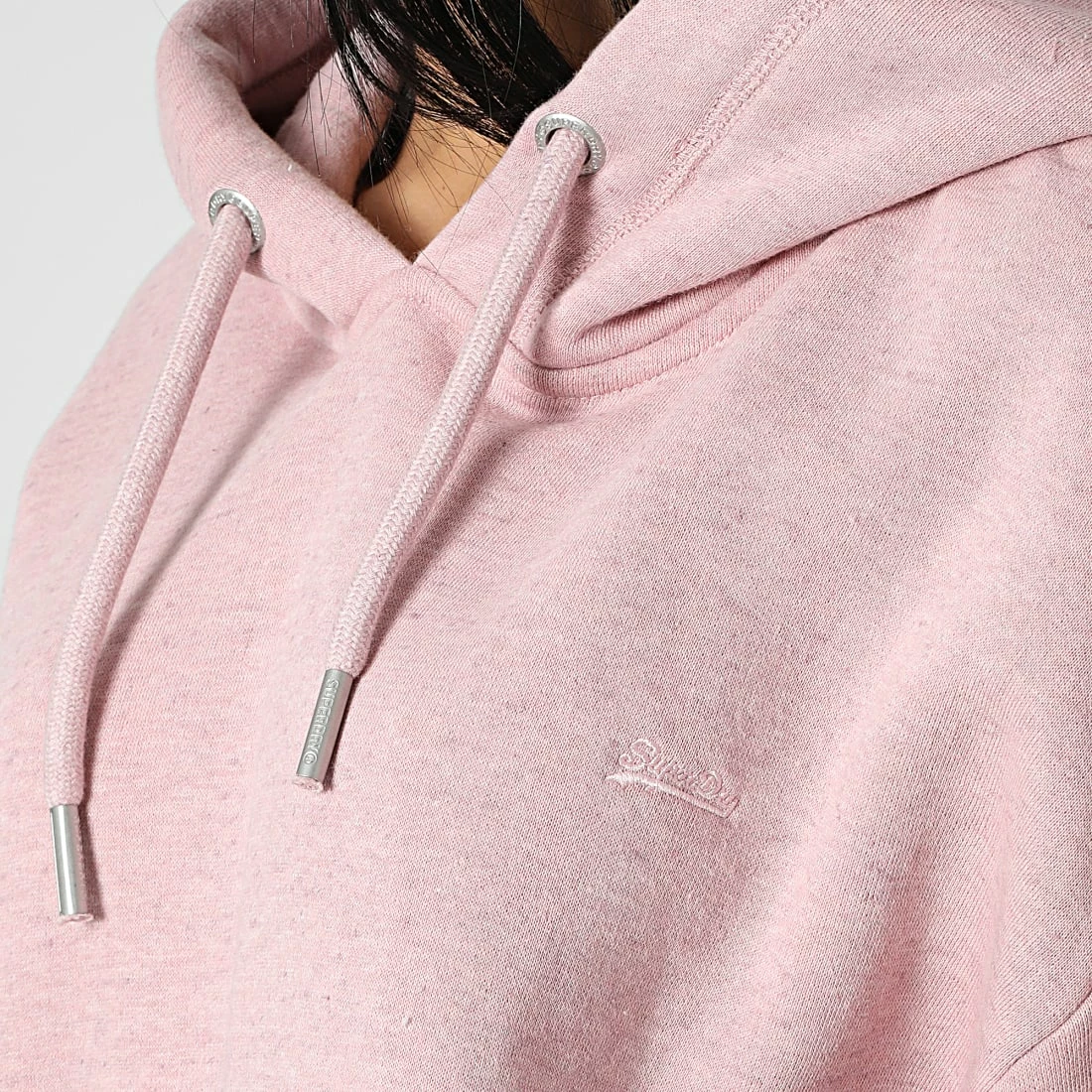 Top 10 👍 Robe Sweat Capuche Femme Vintage Logo Embroidery W8011316A Rose Chiné de Superdry 😍 4 Top 10 👍 Robe Sweat Capuche Femme Vintage Logo Embroidery W8011316A Rose Chiné de Superdry 😍 – Image 2