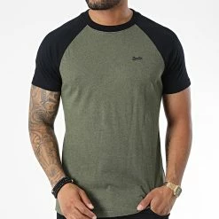 Top 10 🌟 Tee 👚 Shirt Vintage ⚾ Baseball M1011296A Vert Kaki Chiné Noir de Superdry 👍 -Superdry Soldes timberland 338207 M1011296A 7FJ 20220923T154118 03